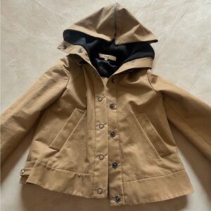 RHIÉ Tan Hooded Trench Coat
